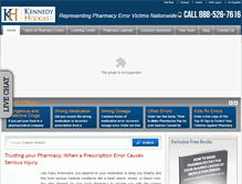 Tablet Screenshot of pharmacyerrorlawfirm.com